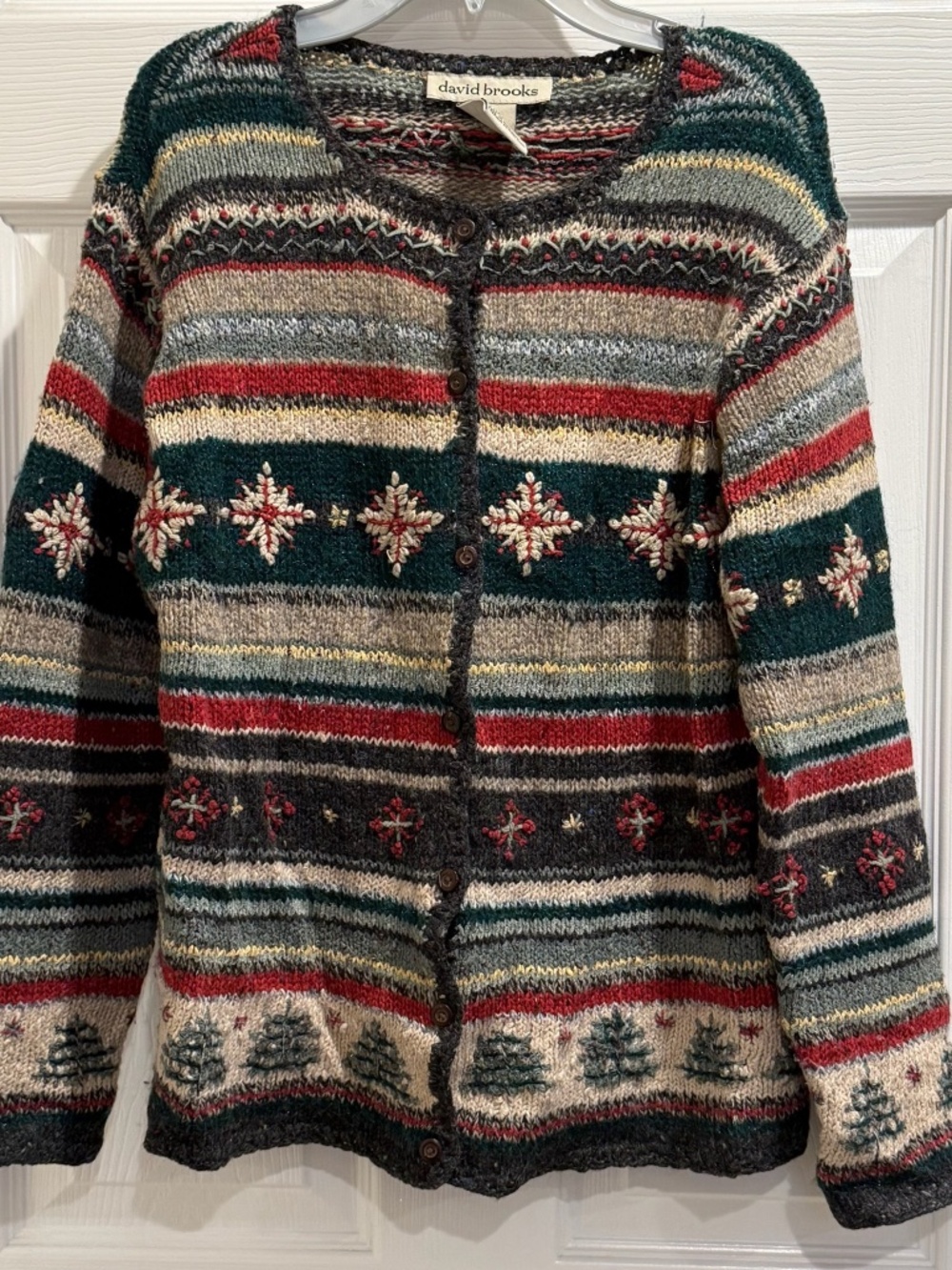 Vintage David & Brooks Christmas festive sweater